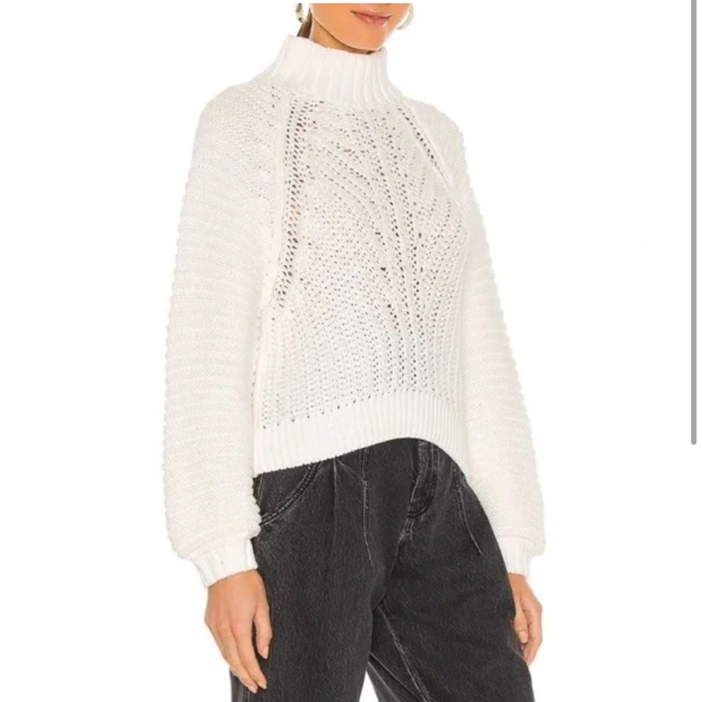Free people sweetheart chunky knit sweater size XL